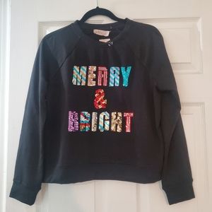 PHILOSOPHY BLACK FLEECE with Sequence sz S NWT